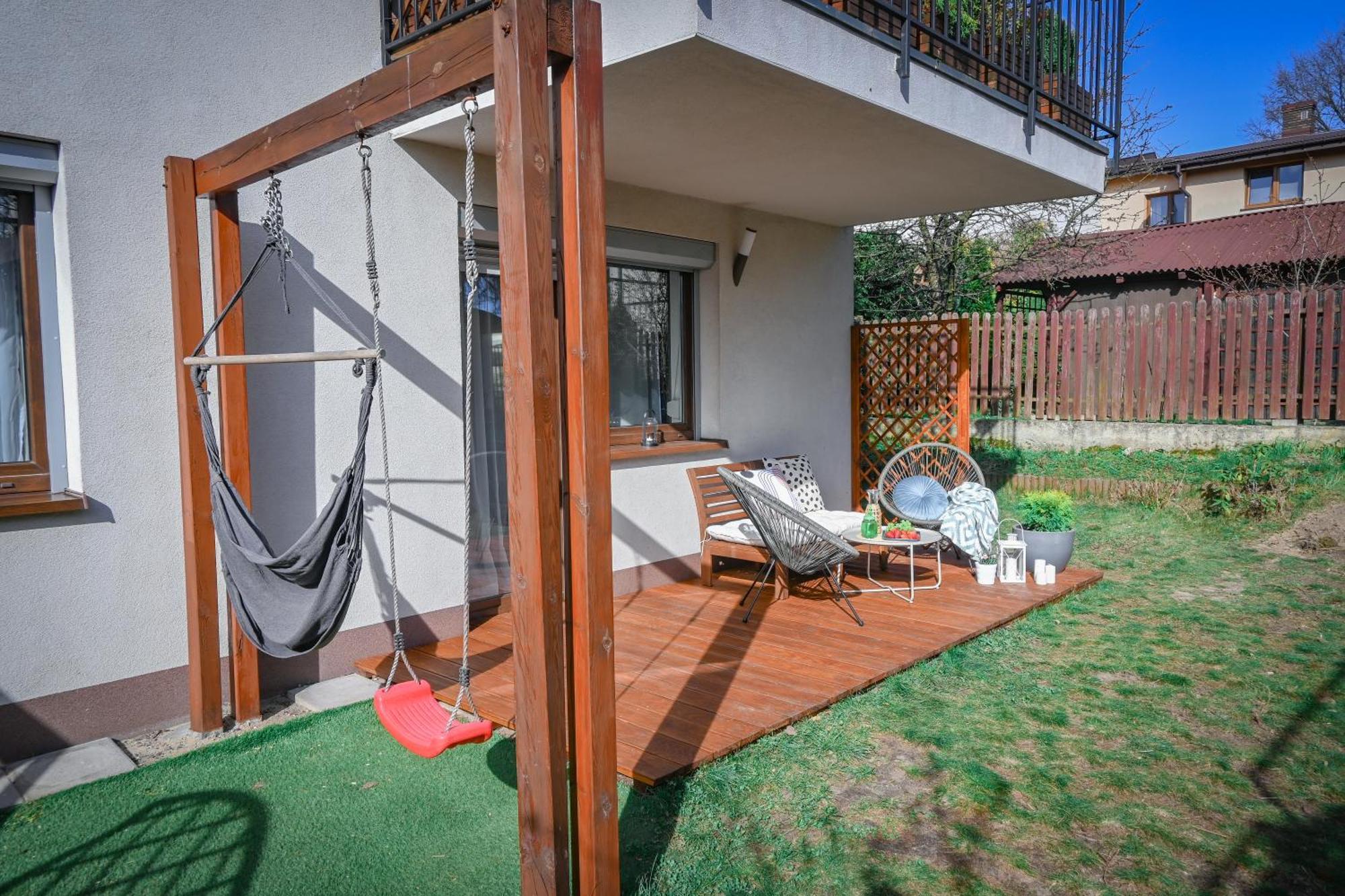 Malinowelove Aircon, 3 Rooms, Parking, Ogrod Krakkó Kültér fotó